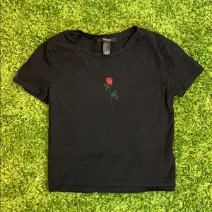 Forever 21 crop top tee